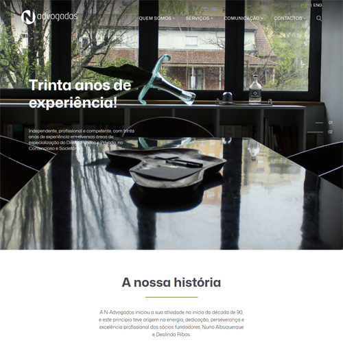 Novo website institucional da N-Advogados